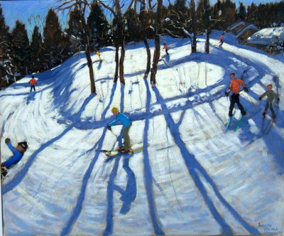 Sendero sinuoso, Morzine de Andrew Macara